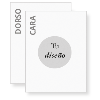 Invitación de boda personalizada impresa a dos caras