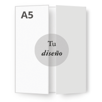 Invitación de boda tríptico ventana A5 cerrada