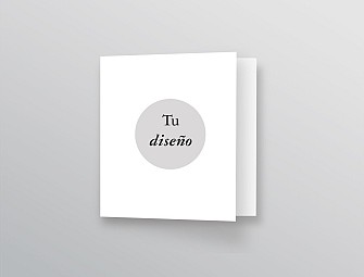 Invitación boda díptico 15x15cm