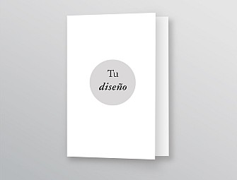 Invitación boda díptico 19x14cm o A5