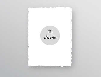 Invitaci&oacute;n boda artesanal 19x14cm o A5