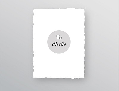Invitaci&oacute;n boda artesanal 19x14cm o A5
