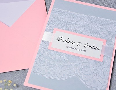 Invitaci&oacute;n de boda "NUESTRA FAVORITE SONG"