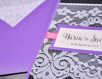 Invitación de boda "WE LOVE US"