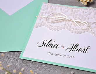 Invitación de boda "NUESTRA FAVORITE SONG"