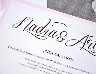 Invitación de boda "SEGUIREMOS DREAMING"