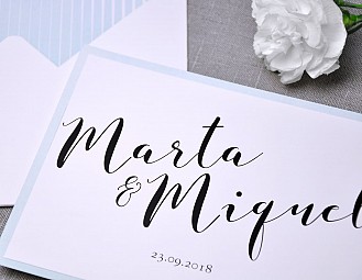 Invitación de boda "ME INSPIRAS"