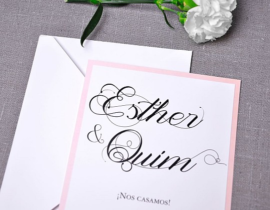 invitacion boda minimal infinitamente love 01 unica - Weddingstudio invitacion-boda-minimal-infinitamente-love-01