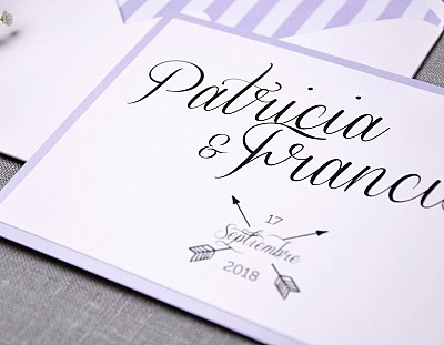 Invitación de boda "ME INSPIRAS"