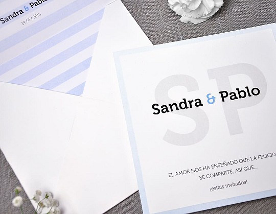 invitacion boda minimal nuestra historia 03 cara - Weddingstudio invitacion-boda-minimal-nuestra-historia-03