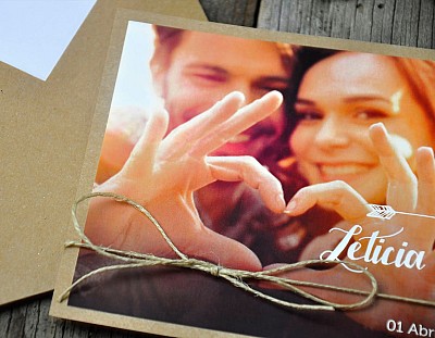 Invitaci&oacute;n de boda "NOS VAMOS DE WEDDING"