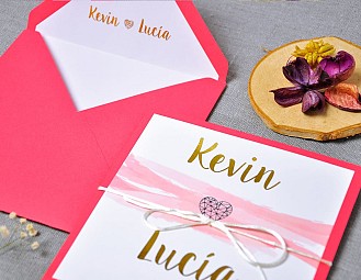 Invitaci&oacute;n de boda "ROBAR TU HEART"