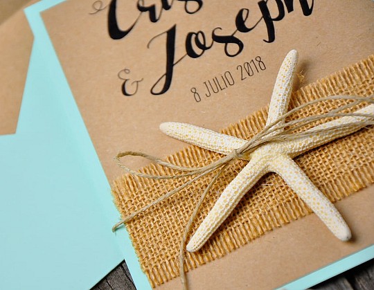 invitacion boda natura nuestra beautiful story 08 con estrella de mar - Weddingstudio invitacion-boda-natura-nuestra-beautiful-story-08