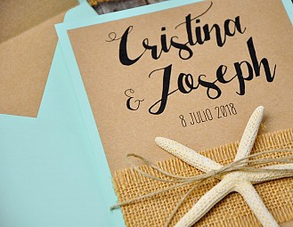 Invitación de boda "MY OTHER HALF"