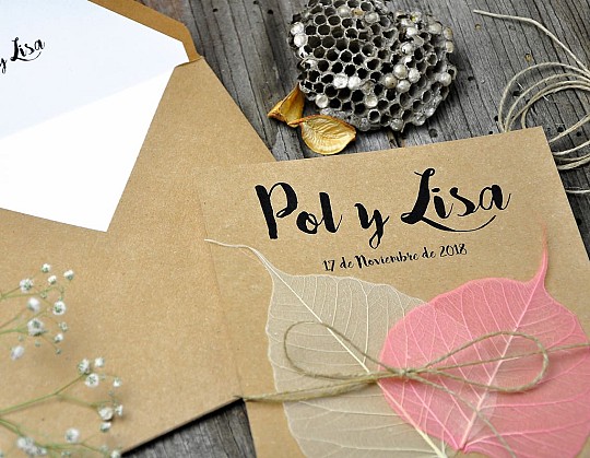 invitacion boda natura thank you mi amor 03 con lettering - Weddingstudio invitacion-boda-natura-thank-you-mi-amor-03