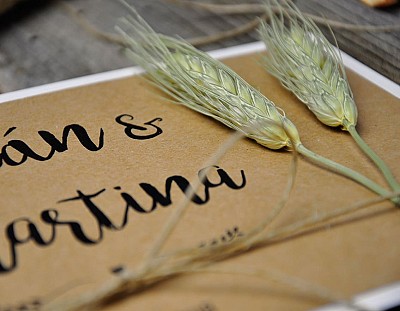 Invitaci&oacute;n de boda "TOGETHER MOLA M&Aacute;S"