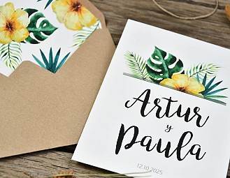 Invitación de boda “BATAM”