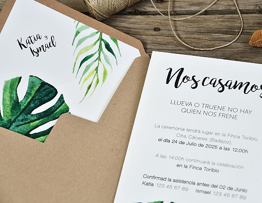 invitacion boda tropical dempasar 08 original - Weddingstudio invitacion-boda-tropical-dempasar-08