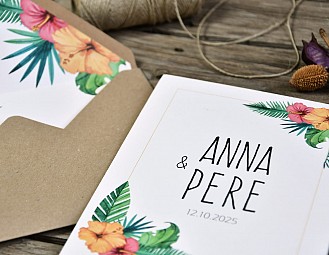 Invitación de boda “TANAH LOT"