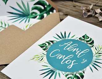 Invitación de boda “KINTAMANI”