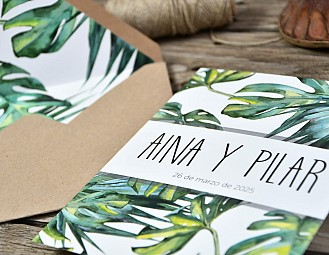 Invitación de boda “PAI”