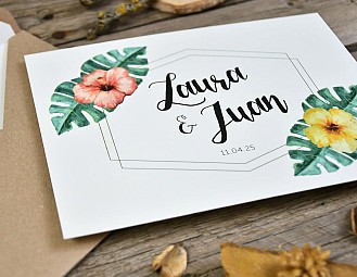 Invitaci&oacute;n de boda &ldquo;SINGAPUR"