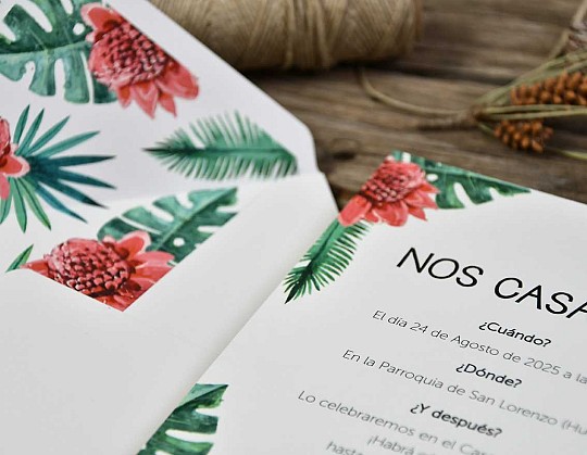 invitacion boda tropical tao 11 detalle dorso sobre blanco- Weddingstudio invitacion-boda-tropical-tao-11