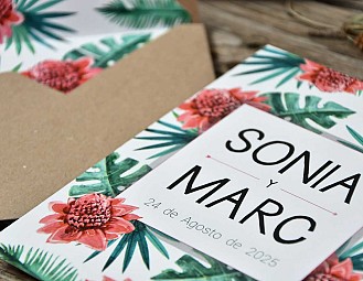 Invitación de boda “TAO”
