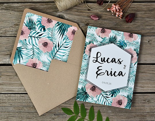 invitacion boda tropical ubud 12 personalizada - Weddingstudio invitacion-boda-tropical-ubud-12