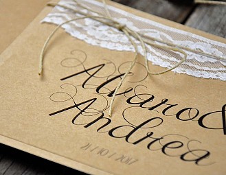 Invitaci&oacute;n de boda "ENJOY DE LAS PEQUE&Ntilde;AS COSAS"