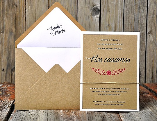 invitacion boda vintage keep calm y celebrate the bodorrio 16 dorso con sobre - Weddingstudio invitacion-boda-vintage-keep-calm-y-celebrate-the-bodorrio-16