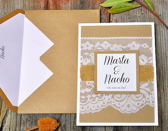 invitacion boda vintage mi media orange 01 unica y original - Weddingstudio invitacion-boda-vintage-mi-media-orange-01