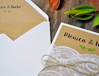Invitaci&oacute;n de boda "MY PERFECT PART" 