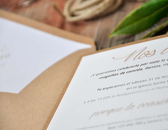 invitacion boda vintage nobody like tu 01 con texto original - Weddingstudio invitacion-boda-vintage-nobody-like-tu-01