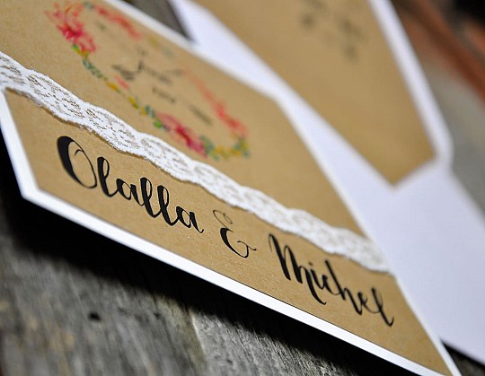 invitacion boda vintage nuestra wedding cool 01 primer plano blonda - Weddingstudio invitacion-boda-vintage-nuestra-wedding-cool-01
