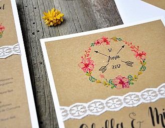 Invitaci&oacute;n de boda "NUESTRA WEDDING COOL"