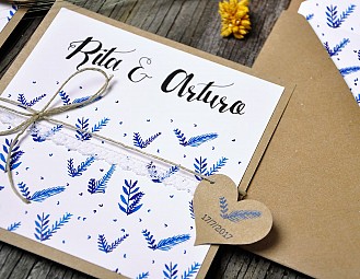 Invitación de boda "ALWAYS A TU LADO"