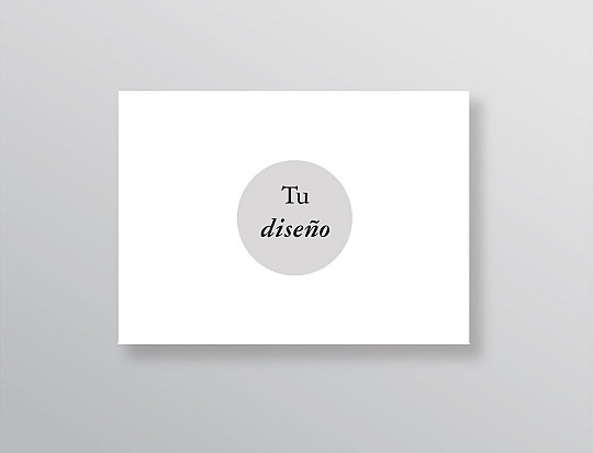 Invitación de boda personalizada en formato horizontal A5 o 19x14cm