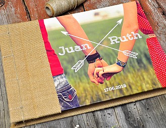 Invitación de boda "JUNTOS WE'RE ROCK"