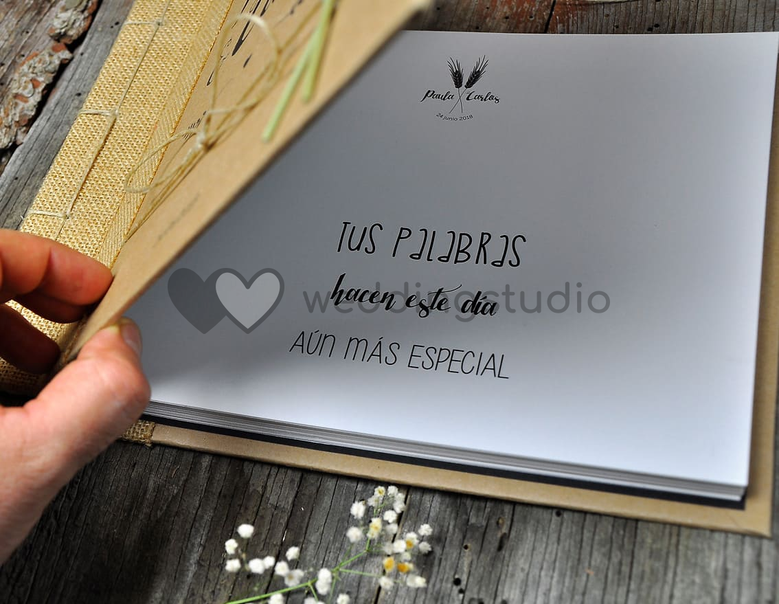 LIBRO DE FIRMAS PARA BODAS - Mamiblú