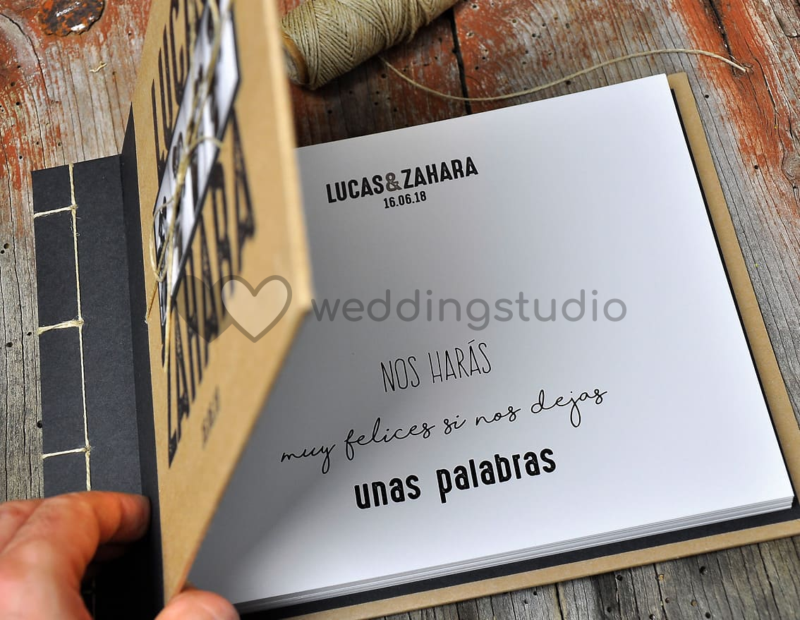 Libro de firmas boda, Together mola más ❤