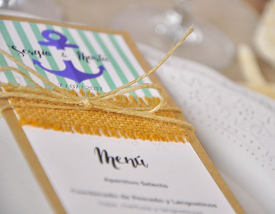 minuta menu boda mi ancla eres tu 01 con un cordel - Weddingstudio minuta-menu-boda-mi-ancla-eres-tu-01