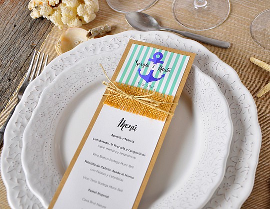 minuta menu boda mi ancla eres tu 06 personalizada - Weddingstudio minuta-menu-boda-mi-ancla-eres-tu-06