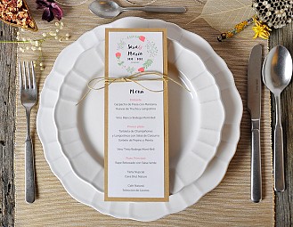 Men&uacute; de boda "&iexcl;MUACK!"