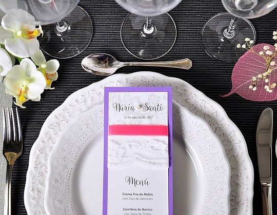 minuta menu boda we love us 06 con el nombre de la pareja - Weddingstudio minuta-menu-boda-we-love-us-06