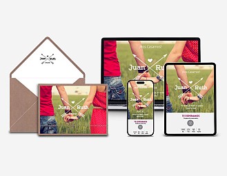 Pack 50/u invitaciones de boda + web novios BRIDAL MARKET MATARO 2025