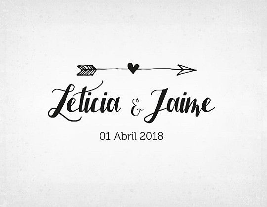sello boda flechas leticia y jaime - Weddingstudio sello-boda-flechas-leticia-y-jaime