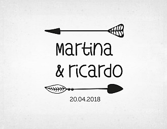 Sello boda "LLEGAREMOS FAR AWAY"