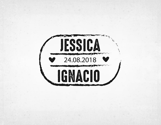 sello boda moderno jessica y ignacio - Weddingstudio sello-boda-moderno-jessica-y-ignacio