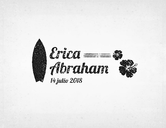 sello boda playero erica y abraham - Weddingstudio sello-boda-playero-erica-y-abraham